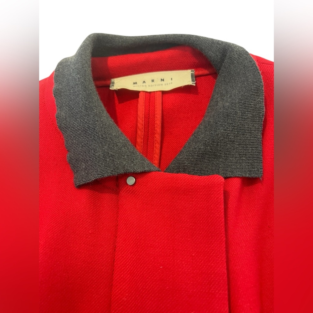 Marni red wool coat - Picture 12 of 12